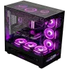 LORGAR PRO P401 Gaming Desktop PC - AMD Ryzen 7 7800X3D, NVIDIA GeForce RTX 5070 Ti 16GB, 32GB DDR5 6400MHz, 2TB NVMe SSD, 850W PSU, 360mm AIO, Black, 3-Year Warranty