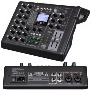 DNA PROFESSIONAL DNA MIX-EFF 4 Analog Audio Mixer 4 Channels with USB
