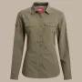 Craghoppers Women's NosiLife Adventure Long Sleeve Shirt III - Wild Olive - XL