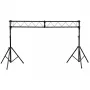 STAND4ME Lighting Ramp DJ Tripod Gate, 3m Truss System with Telescopic Stands, 100kg Load, Black
