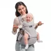 Momcozy Air Mesh Baby Carrier with Hip Seat, Grey