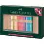 Faber-Castell Polychromos Multicolour 34-Piece Artists' Colour Pencil Set with PITT Artist Pens and Brush