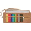 Faber-Castell Polychromos Multicolour 34-Piece Artists' Colour Pencil Set with PITT Artist Pens and Brush