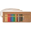 Faber-Castell Polychromos Multicolour 34-Piece Artists' Colour Pencil Set with PITT Artist Pens and Brush