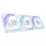 ASUS ROG Strix GR120 ARGB Reverse White 3in1 Case Fan Kit, 120mm PWM, 2500 RPM, 70.38 CFM, 3.88 mmH2O, Fluid Dynamic Bearing, Aura Sync