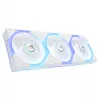 ASUS ROG Strix GR120 ARGB Reverse White 3in1 Case Fan Kit, 120mm PWM, 2500 RPM, 70.38 CFM, 3.88 mmH2O, Fluid Dynamic Bearing, Aura Sync