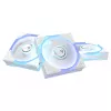 ASUS ROG Strix GR120 ARGB Reverse White 3in1 Case Fan Kit, 120mm PWM, 2500 RPM, 70.38 CFM, 3.88 mmH2O, Fluid Dynamic Bearing, Aura Sync