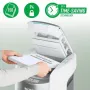 Leitz IQ Optimax AutoFeed 150 P-4 Cross-Cut Shredder with 150-Sheet Auto Feed and 15L Bin, Black