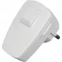 Kopp Schuko Angle Plug with Switch, White, 16 A, IP20