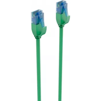 ShiverPeaks Cat.6 U/UTP Slim Patch Cable, 0.5m, Green