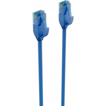 ShiverPeaks BS08-22031 Cat6 U/UTP Slim Patch Cable, 0.5m, Blue