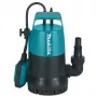 Makita PF0300 Submersible Water Pump 300W, 8400 L/h, 5m Head, Float Switch, 10m Cable