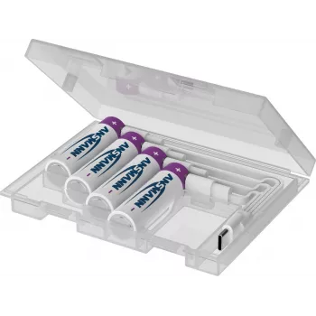 ANSMANN 1312-0044 Li-ion AA Batteries (Type 2200), 4-Pack with Box