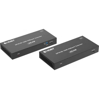 InLine® KVM Extender, DP 4K/60Hz, HDBaseT, 100m, Set (57885N)