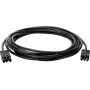 Kopp Connecting Cable Compatible with GST Plug System, M/M, 1.5 mm², 8 m, Black