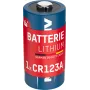ANSMANN 1510-0072 CR123A Lithium Battery – 3V 1600mAh, High Energy Density, 10-Year Shelf Life (Bulk)