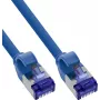 INLINE® B-74914B Slim Cat.6A S/FTP LSZH Patch Cable, Blue, 1.5 m, 100-Pack Bulk