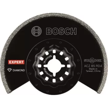 Bosch 2608902057 Diamond Multi-Tool Segment Saw Blade ACZ 85 RD4, 85 mm, Starlock, for Grout and Mortar Removal