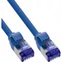 InLine® B-74933B Slim Cat.6A S/FTP LSZH Patch Cable, Blue, 0.30 m, 150-Pack