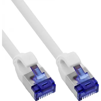 INLINE B-74902W 90-Pack Slim Cat.6A S/FTP LSZH Patch Cable 2m White