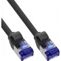 INLINE B-74902S 90-Pack Slim Cat.6A S/FTP LSZH Patch Cable, 2m, Black