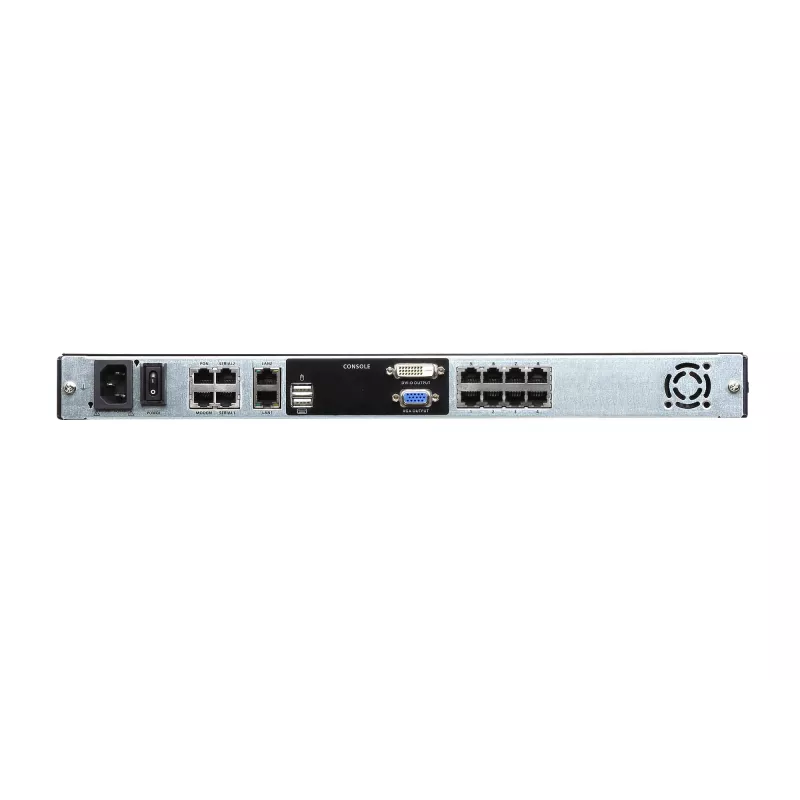 ATEN KL1108VN 8-Port 19 inch LCD KVM over IP Switch, Dual Rail, US Keyboard