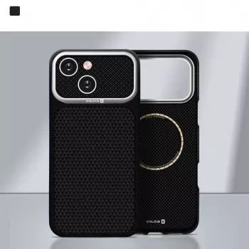 Evelatus Apple iPhone 15 Carbon Premium Edition MagSafe Case Black