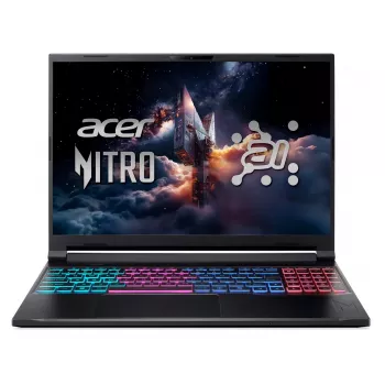 Acer Nitro V 16S AI Gaming Laptop - Ryzen AI 7 350, 16 inch WQXGA 165Hz, 16GB DDR5, 1TB SSD, NVIDIA GeForce RTX 5050, Windows 11 Pro, Black