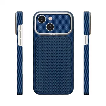 Evelatus Apple iPhone 15 Carbon Premium Edition MagSafe Case Midnight Blue