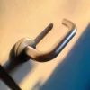 PSG Roma Stainless Steel Lever Handle on Round Rose, Brushed Finish