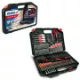 DEDRA 18A11S246 246-Piece Drill and Screwdriver Bit Set with HSS, Wood, Masonry Bits and CrV Driver Bits in Blow-Molded Case