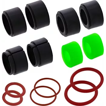 InLine® Seal Set for M20 Power Cable Connectors, IP67, Rubber, 2-Pack, Black