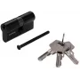 PSG 63.63030.MC Euro Profile Double Cylinder Lock, Brass, Black, 30/30 mm