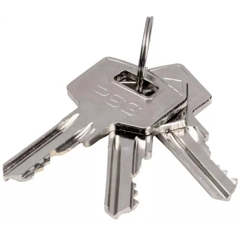 PSG 63.63535.MM Solid Brass Double Cylinder Lock 35/35 Polished Brass