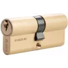 PSG 63.63535.MM Solid Brass Double Cylinder Lock 35/35 Polished Brass