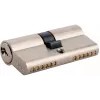 PSG 63.63030.MN Euro Profile Double Cylinder Lock, Solid Brass, Satin Nickel, 30/30 mm, 3 Keys