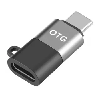 Puluz 8-Pin to USB-C OTG Adapter (Black)