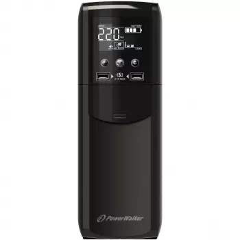 PowerWalker VI 800 CSW Line-Interactive UPS - 800VA/480W, 2 Schuko Outlets, AVR, USB