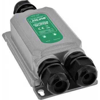 InLine® PoE++ Splitter Outdoor IP67 IK10 60W 12V Gigabit