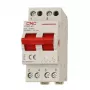 CNC EL240364 Modular Changeover Switch YCBZ-40, 2-Pole, 40 A, 1-0-2, DIN Rail Mount