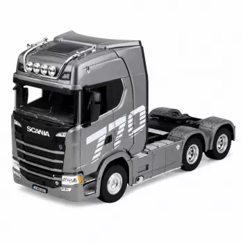 HUINA 32329 Scania 1:18 6-Channel RC Tractor Truck Gray Silver