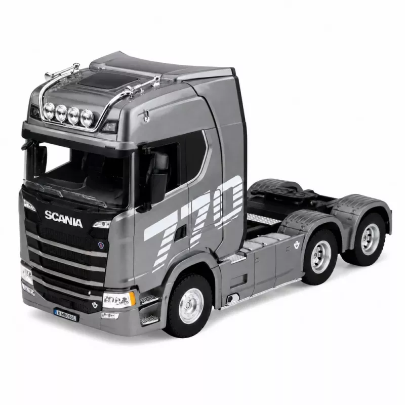 HUINA 32329 Scania 1:18 6-Channel RC Tractor Truck Gray Silver