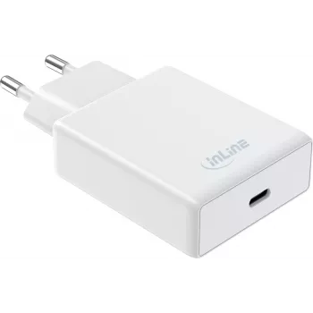 InLine® USB-C PD 65W Wall Charger, AVS/PPS, White