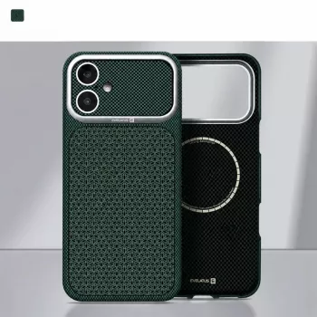 Evelatus Apple iPhone 17 Carbon Premium Edition MagSafe Case Green