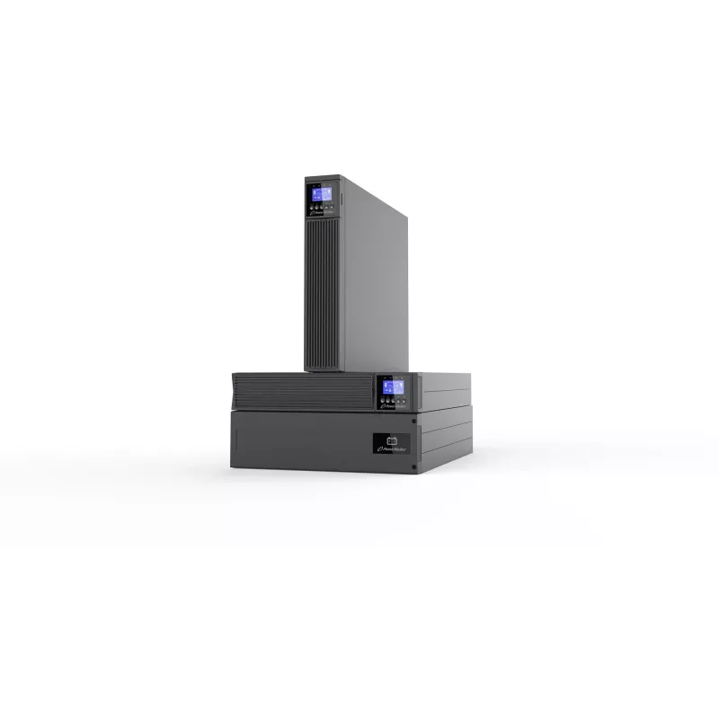 PowerWalker VFI 6000 ICT IoT 6000 VA 5400 W Online Double-Conversion UPS with IoT Module, Tower/Rackmount 3U