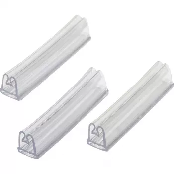 BRADY DuraSleeve Wire Marking Sleeves, B-345 Polyolefin, White, 38.1 mm Length, for 16-12 AWG Wires, 250 per Roll