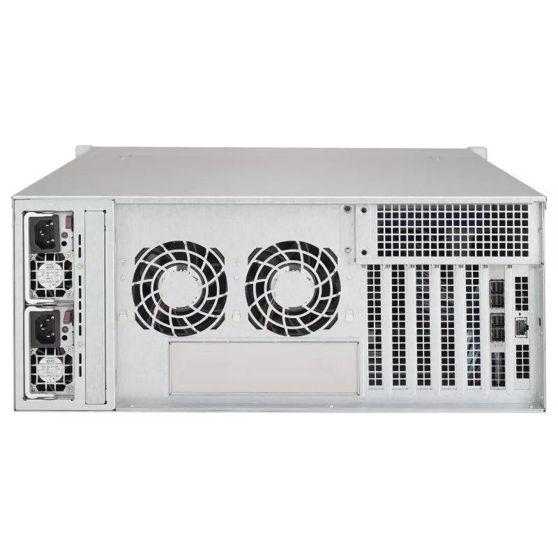 Supermicro SuperChassis CSE-846BE1C-R609JBOD 4U 24-Bay Hot-Swap SAS3/SATA3 JBOD Storage Enclosure with Redundant 600W Platinum Power Supplies