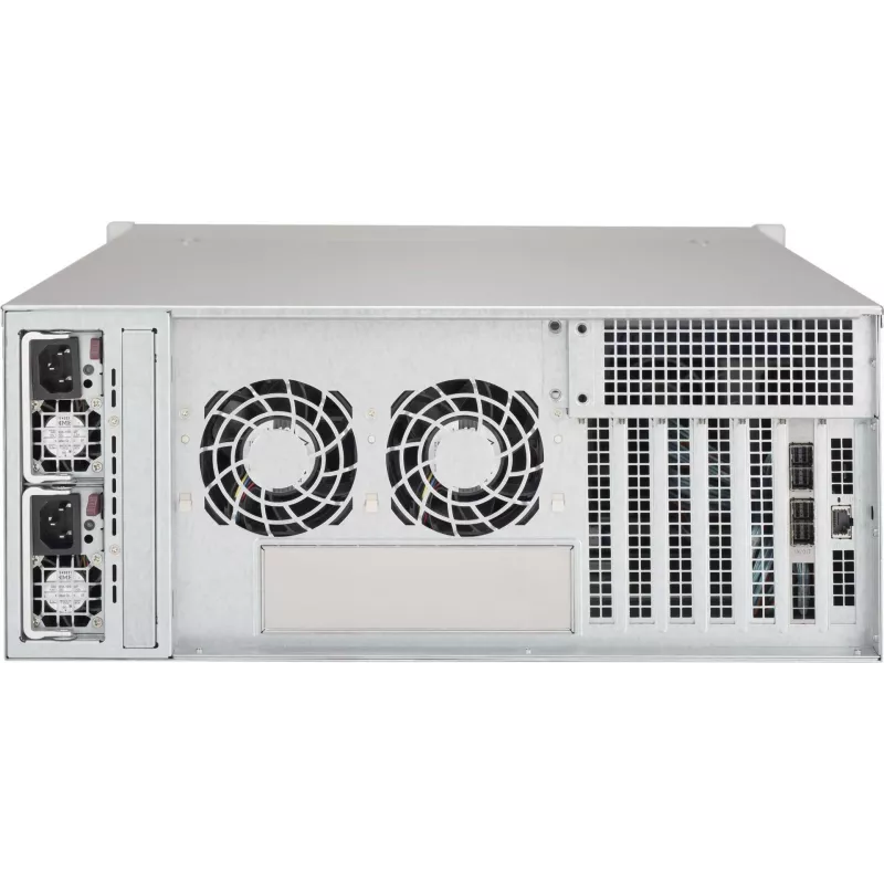 Supermicro SuperChassis CSE-846BE1C-R609JBOD 4U 24-Bay Hot-Swap SAS3/SATA3 JBOD Storage Enclosure with Redundant 600W Platinum Power Supplies