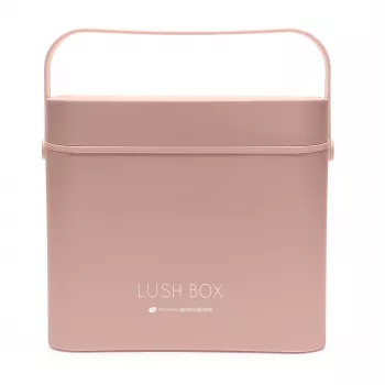 Rio CSBL-EU/1,1 Cosmetic Case Large Lush Box – Aluminium Beauty Box with Cantilever Trays & Lockable Latches, Black