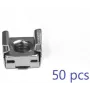 LANVIEW M5 Cage Nut and Screw Set, 50 Pieces, Zinc-Plated Steel, for Square-Hole Server Racks